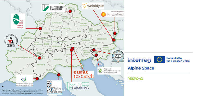 Map of Project Partner Locations